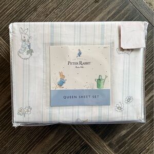 NWT Peter Rabbit Queen Sheet set